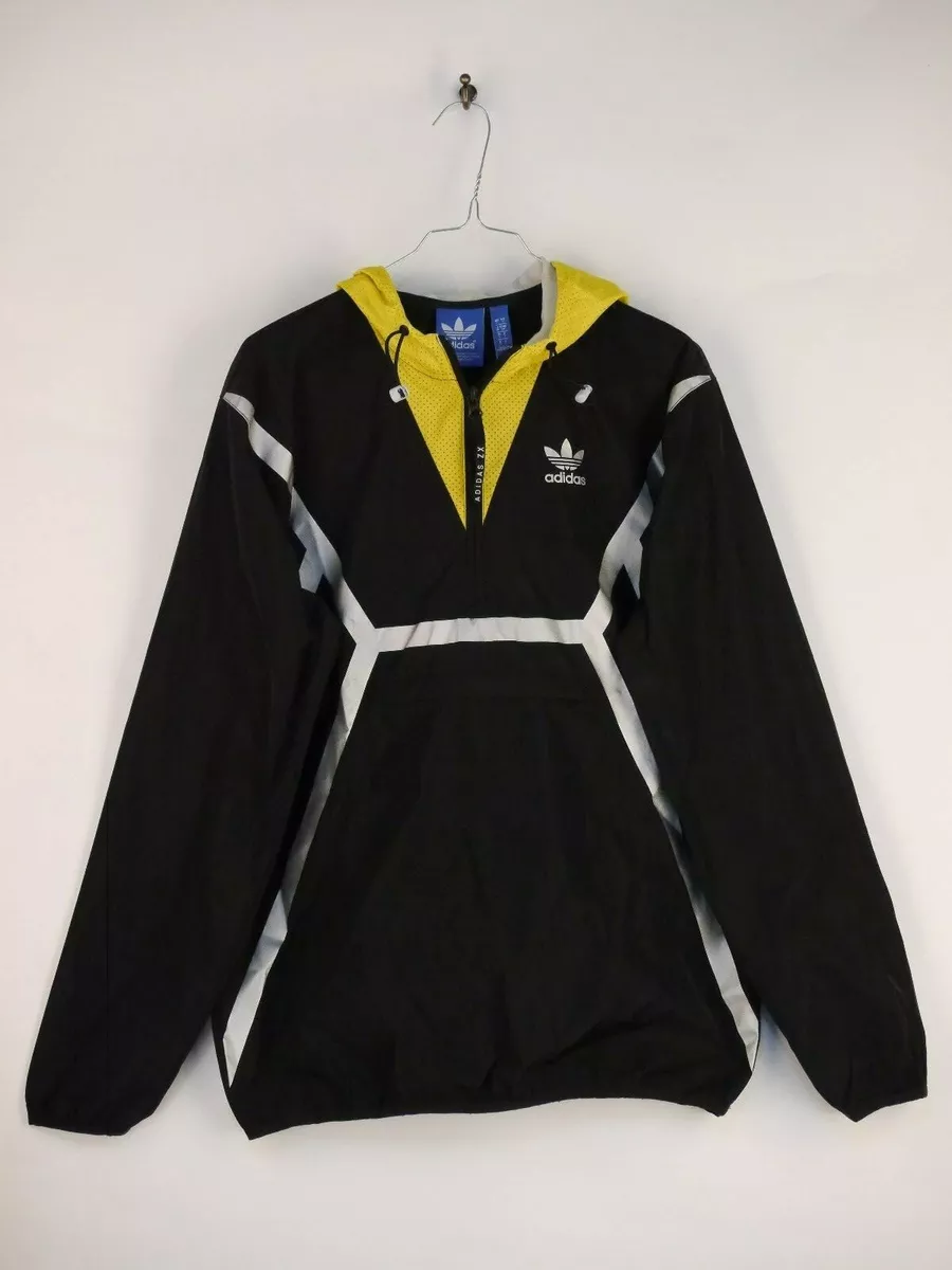 Adidas ZX Originals Hoodie Rain Jacket Jumper Black Men s S