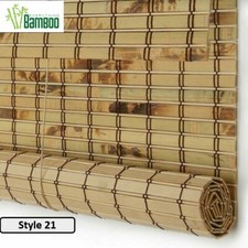 Bamboo Curtain Bamboo Screen Blind Rolling Curtain Panel Privacy Custom Size