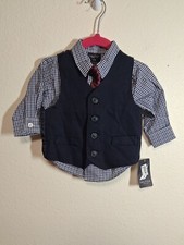 NWT Nautica 3 Piece Formal Set Baby Boys Size 12 Months