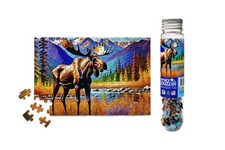 A Colorful Moose 150 Piece Mini Jigsaw Puzzle Micro Puzzles New