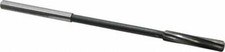 9/32" High Speed Steel Chucking Reamer Spiral Flute, Straight Shank, 1-1/2" F...