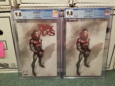 Dark Ages #1 Variant CGC 9.8 Set Izzy's Comics Ultimate 4 Homage Miles Morales
