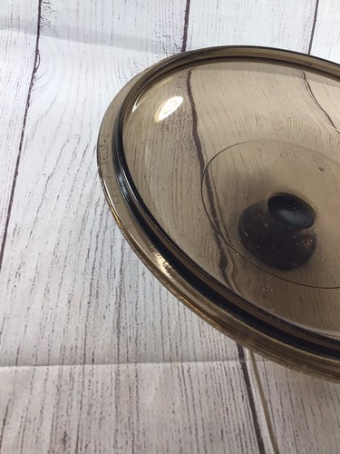 Pyrex Visions Corning V-2.5C Amber Brown Glass 8-1/2” Replacement Lid - Picture 11 of 14