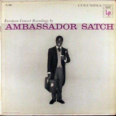 Louis Armstrong And His All-Stars Ambassador Satch MONO Columbia Vinyl LP 33 RPM