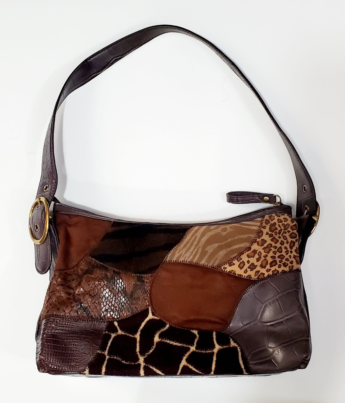 RELIC Purse/Handbag Patchwork Single Strap - Brown - image 5