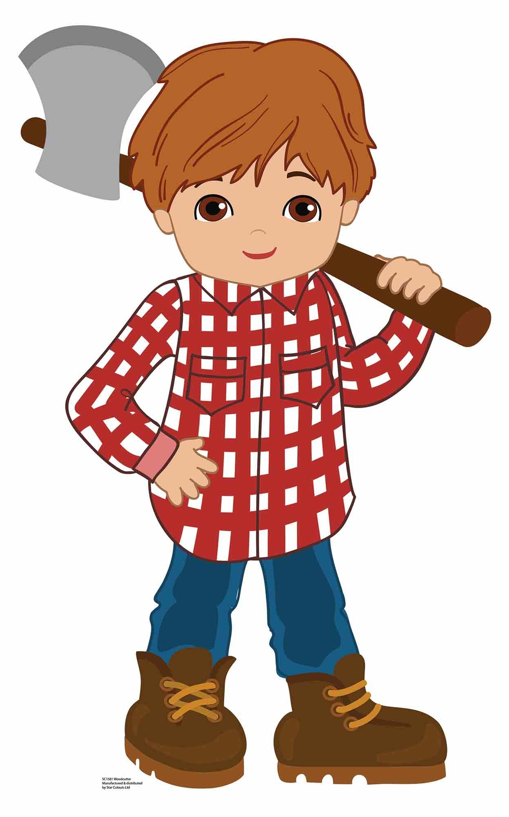 Woodcutter Little Red Riding Hood Fairy Tales Cardboard Cutout / Standee
