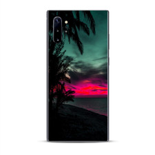Skins Decal Wrap for Samsung Note 10 Plus Ocean sunset Pink sky
