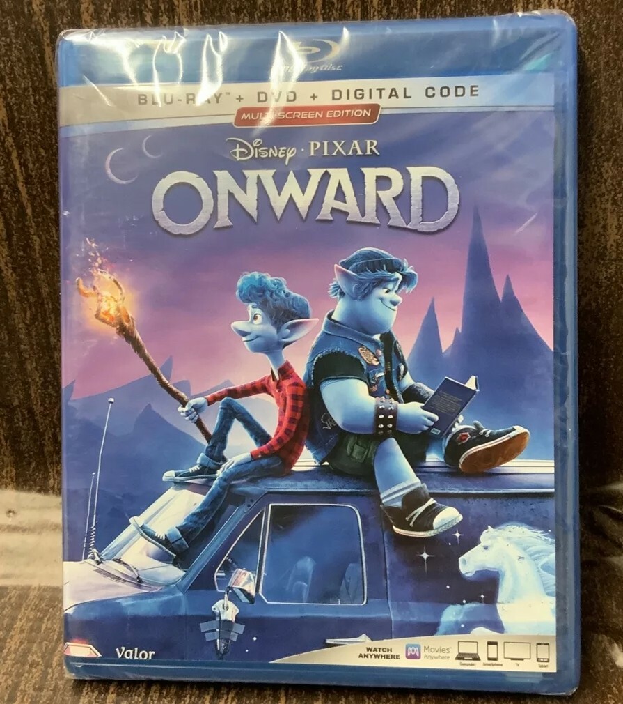 🧭 Onward (Blu Ray + DVD + Digital Code) Disney Pixar