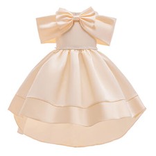 Flower Girls Elegant Party Wedding Bridesmaid Tutu Dress Kids Birthday Prom Gown