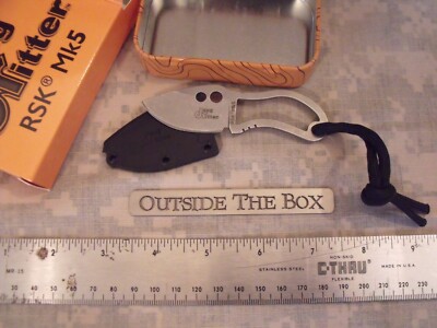 Emergency/Survival:  KNIFE - Doug Ritter RSK MK5, DRMK5, NIB, Fits Altoids Tin