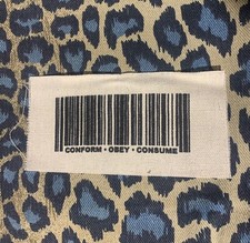 Barcode DIY Patch- Punk Crust Black Flag Off Leftover Crack Oi