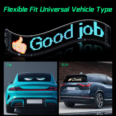 USB Dynamische Bunte Augen Lampe Soft Screen LED Auge für Auto Fenster Auto LED