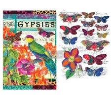 REDESIGN D COR TRANSFERS BOHO BIRD BUTTERFLY