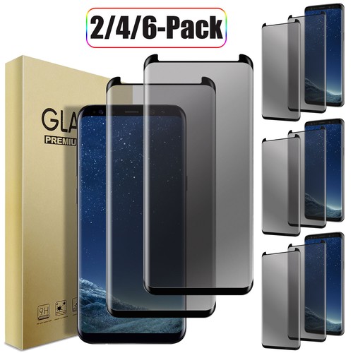 Privacy Screen Protector Anti-Spy Tempered Glass For Samsung Galaxy S8/S8 Plus