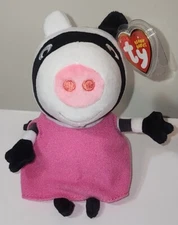 Ty Beanie Baby - ZOE ZEBRA (UK Exclusive)(Peppa Pig) NEW MINT with MINT TAGS