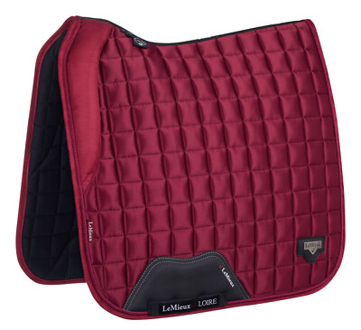 LeMieux Loire Memory Dressur Schabracke in Satinoptik Mulberry Gr. L, reduziert