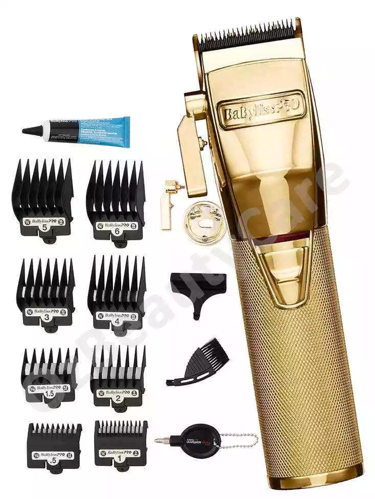 BaByliss Pro GoldFX Lithium Gold Barber Hair Clipper/BabylissPro Trimmer