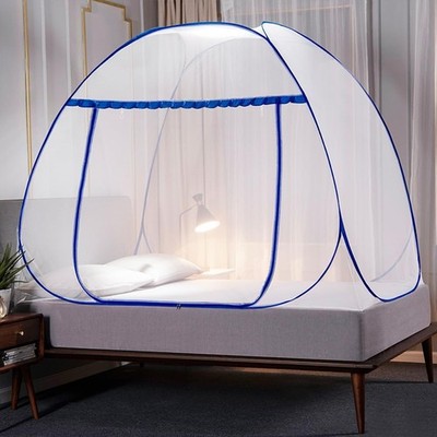 Pop Up Mosquito Net for Bed Portable Camping Travel Yurt Mosquito Net 150x200cm