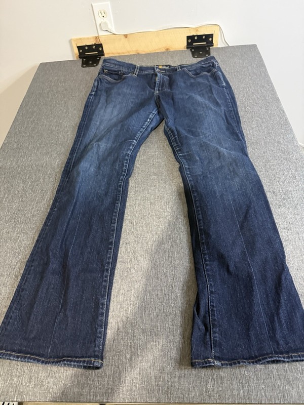 Lucky Brand Classic Rider Tie Breaker Wash Jeans Style # 7W10755 Womens Sz 16/33