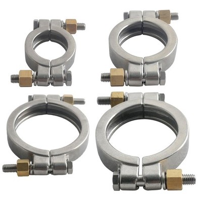1-1/2'' - 4'' Sanitary Clamp High Pressure bolted Tri Clamp Clover Stainless Steel