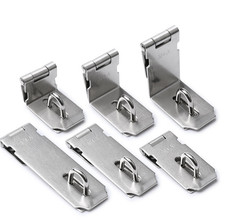 Burglar-proof Stainless-Steel Door Clasp Lock Shed Latch Padlock Hasp Gate Bolt