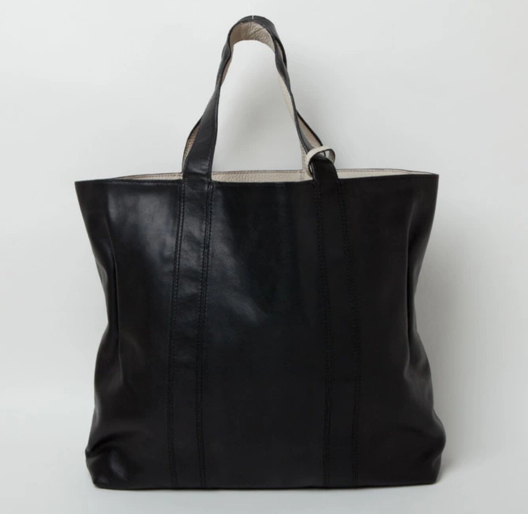 COACH Brecker Pebbled Leather Reversible Tote Bag