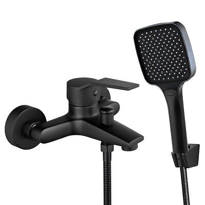 Einhebel Badewannenarmatur inkl Brause + Schlauch Mischbatterie Dusche Badewanne