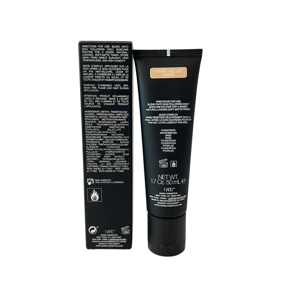 NARS Velvet Matte Skin Tint 1.7 oz Light 0 Terre-Neuve 6513 - Image 3 of 4