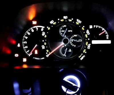 White Instrument Gauge Cluster & Key light LED Bulb Kit For Lexus IS300 2001-05