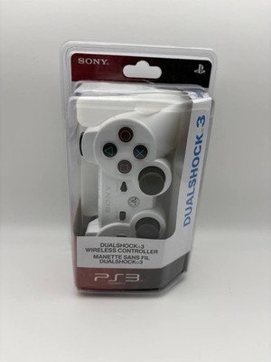 OEM Sony PS3 White Dualshock 3Controller PlayStation 3 Sealed!