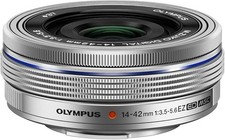 Olympus M.Zuiko Digital ED 14-42mm f/3.5-5.6 Camera EZ Lens Silver Auto Focus