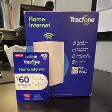 TracFone Home Internet Router with 60 Prepaid Unlimited Data Card 5G 4G