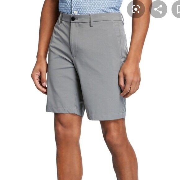 Theory Мужские шорты Zaine S O из нейлона Sediment Active J0477234 серого цвета-Размер 38