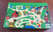 Vintage School Pencil Box General Box Company Cardboard Road Traffic Signs