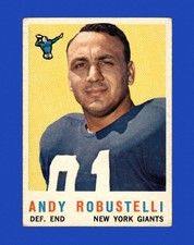 1959 Topps Set-Break #147 Andy Robustelli VG-VGEX *GMCARDS*
