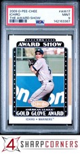 2009 O-PEE-CHEE THE AWARD SHOW #AW17 ICHIRO SUZUKI HOF POP 2 PSA 9