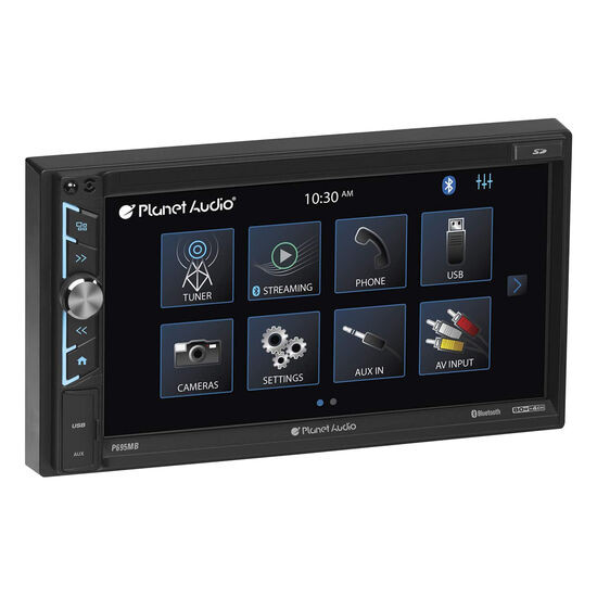 Цифровой мультимедийный приемник Planet Audio P695MB с двойным DIN-разъемом AMFM 15490₽