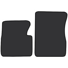 1955-1958 Chevrolet Loop Carpet Floor Mats 2pc Set - Choose Color Logo Acc