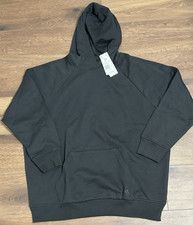 Image of Adidas ALL SZN Black Oversized Fleece Hoodie Boyfriend Sweatshirt Women's 1X NWT