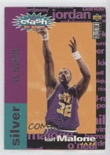 1995 Upper Deck Collector's Choice Silver Karl Malone (vs Rockets) #C8 HOF 07rd