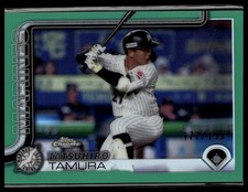2025 Topps Chrome NPB #212 Tatsuhiro Tamura Aqua Refractor #/199