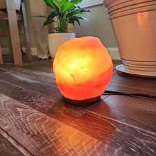 Himalayan Dimmable, Natural Himalayan Crystal Rock Salt Lamp Pink Light 9" 11 lb