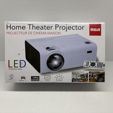 RCA RPJ119 WVGA 150 in. Home Video Projector CIB tested 