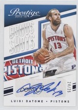 2014-15 Panini Prestige Bonus Shots Auto Blue 24/25 Luigi Datome #33 Auto 0v1