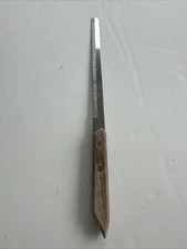 Vintage Stainless Steel Serrated Japan Bread Knife 8” Blade 13.5” Overall