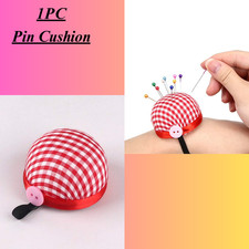 Supplies Ball-Shaped Tool Wrist Strap Sewing Pin Cushion Needle Holder Flora