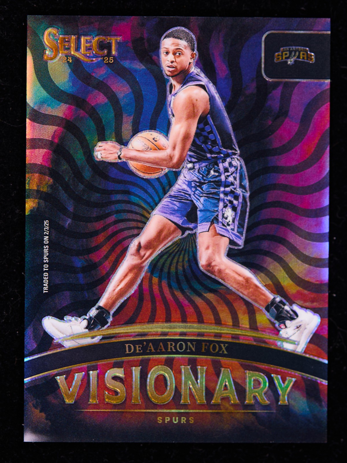 De'Aaron Fox 2024-25 Panini Select Basketball Visionary SSP [jm64