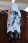 Byers' Choice Kneeling Child Caroler on Wooden Sled With Dog Vintage 1991 EUC — photo 3
