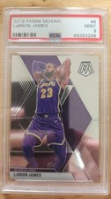 2019-20 Panini Mosaic - LeBron James #8 PSA 9