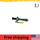 10mm Titanium-Tipped Glass Straw – Assorted Color Options